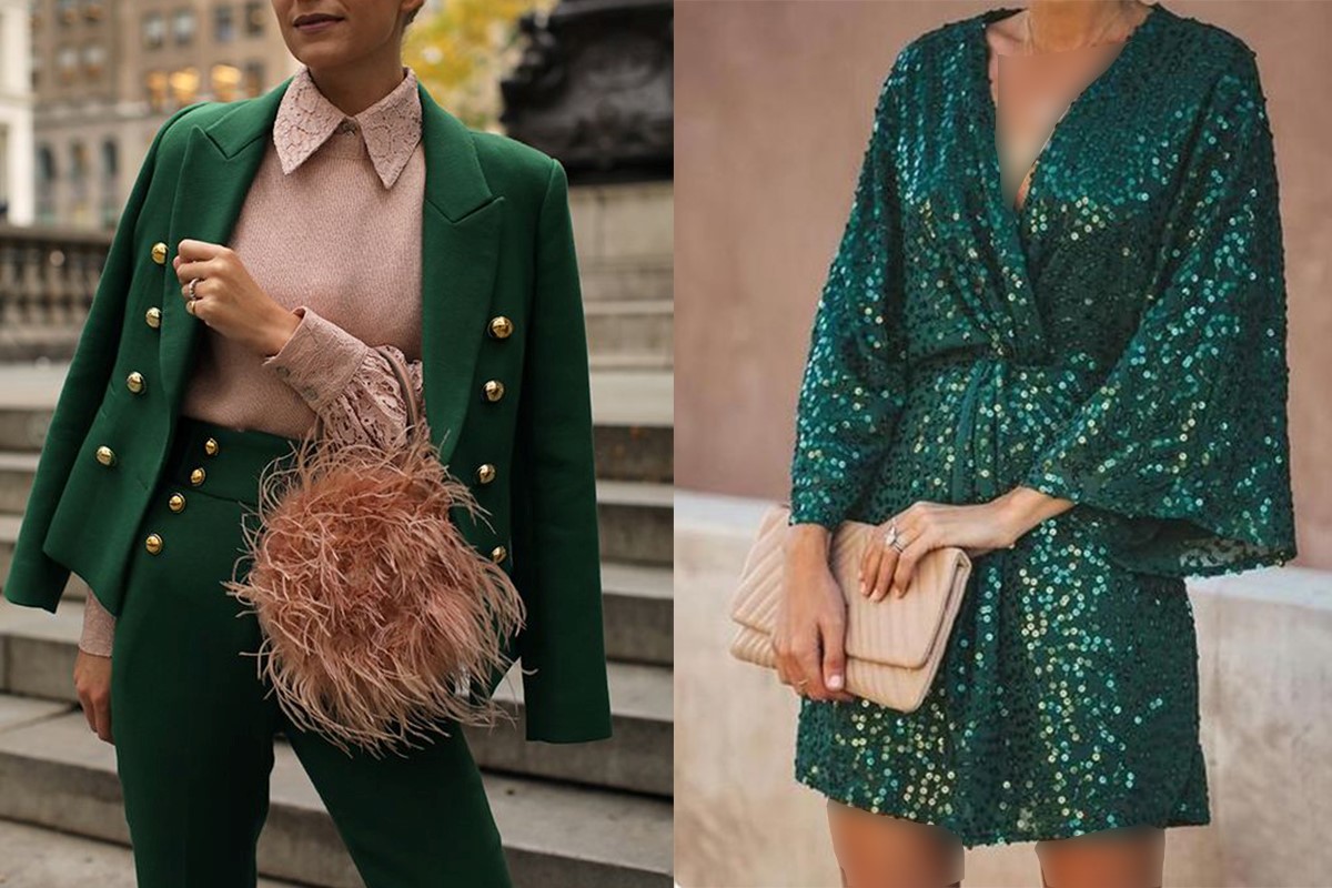 بهترین ترکیب رنگ سبز و ست کردن آن در لباس